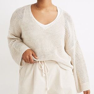 Madewell rainbow Seville sweater